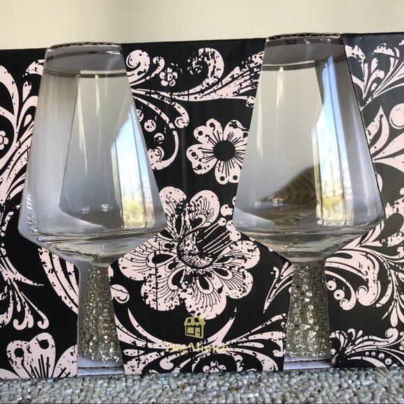 Christian Siriano Silver Rhinestone Crystal Glass - Picture 6 of 7